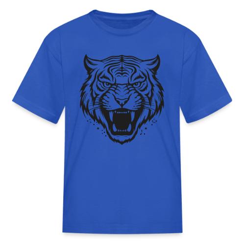 Wild Tiger Fashion, the fury of the feline tiger. - Kid's T-Shirt