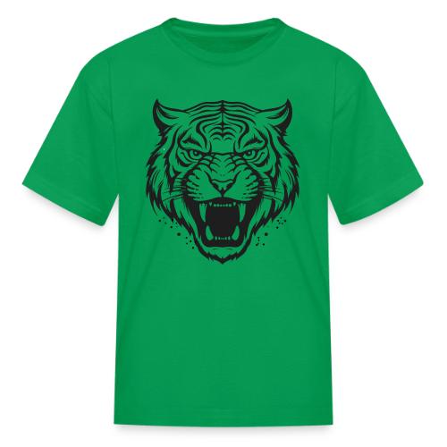 Wild Tiger Fashion, the fury of the feline tiger. - Kid's T-Shirt