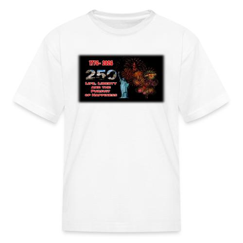 1776 - 2026 - 250 Years USA | Fireworks - Kid's T-Shirt