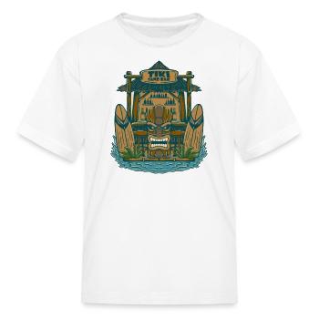 TIKI SAND BAR - Kid's T-Shirt - white - Front