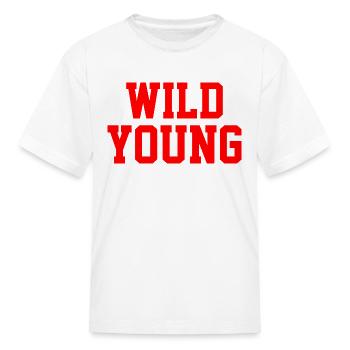 Wild Young - Kid's T-Shirt - white - Front