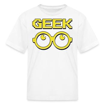 GEEK Pixels - Kid's T-Shirt - white - Front
