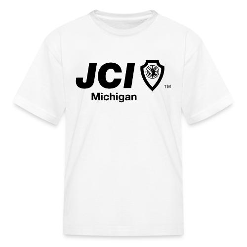 JCI MI Logo - Black - Kid's T-Shirt