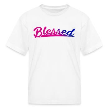 Blessed - Kid's T-Shirt - white - Front