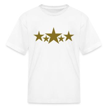 stars - Kid's T-Shirt - white - Front