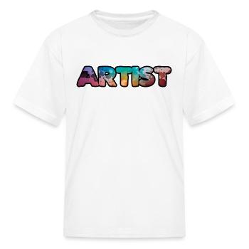 Artist watercolor - Kid's T-Shirt - white - Front