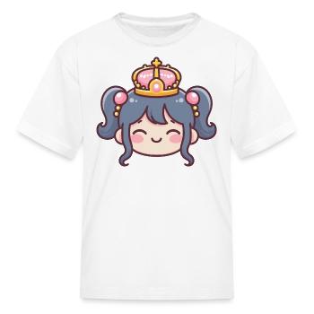 Princess Wearing Crown Princess Core Princesscore - Kid's T-Shirt - white - Front