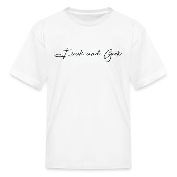 Freak And Geek - Kid's T-Shirt - white - Front