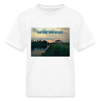 Nature at dresses - Kid's T-Shirt - white - Front