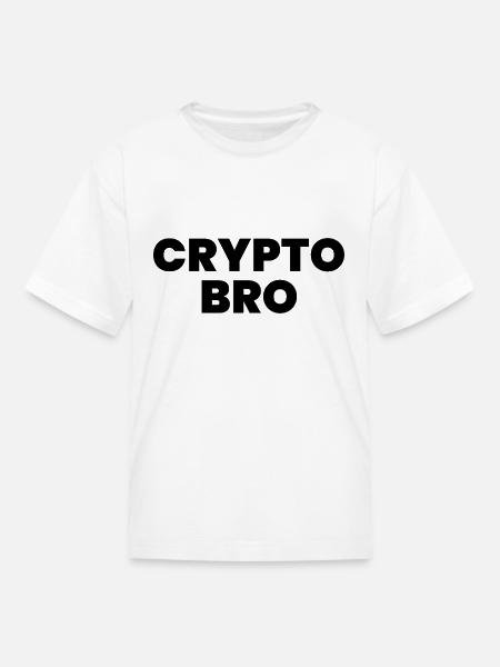 Crypto Bro - Kid's T-Shirt - white