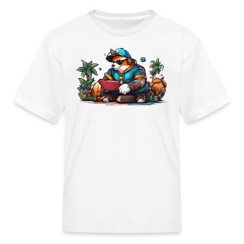 Geek Bear - Kid's T-Shirt - white - Front