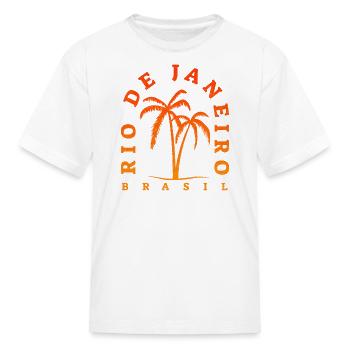 Summer in Rio de Janeiro - Kid's T-Shirt - white - Front