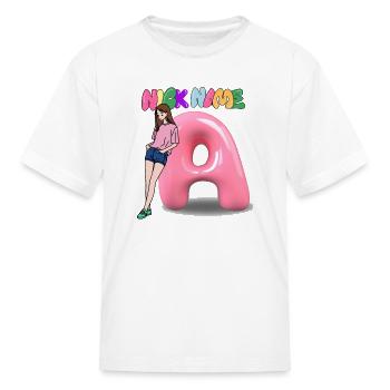 Nick Nama A - Kid's T-Shirt - white - Front