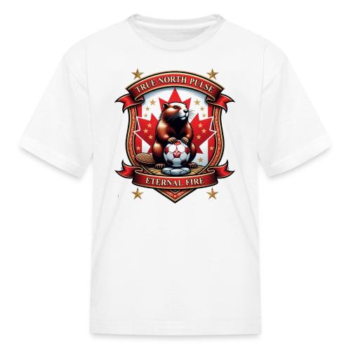 Canada Beaver Crest T-Shirt, Pride Badge Gift - Kid's T-Shirt