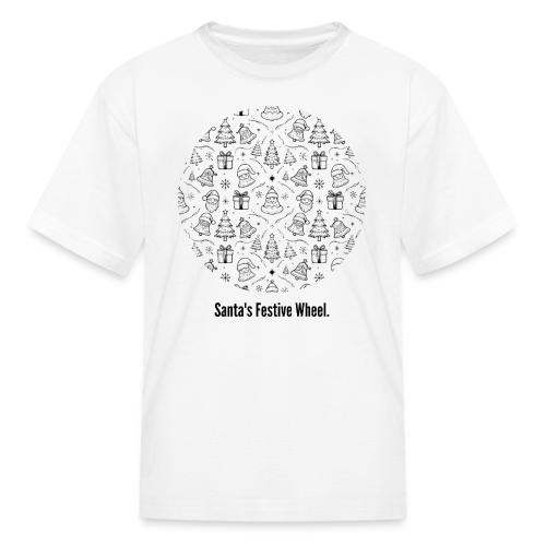 Santa's Festive Wheel T-Shirt - Kid's T-Shirt
