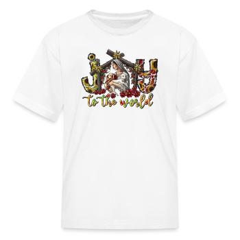 Joy To The World - Kid's T-Shirt - white - Front