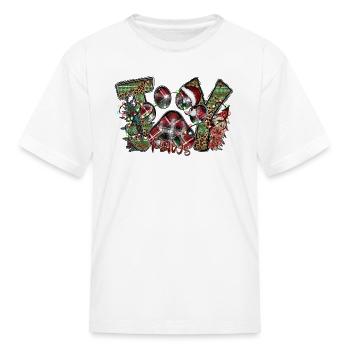 Joy Paws - Kid's T-Shirt - white - Front