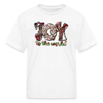 Joy To The World - Kid's T-Shirt - white - Front