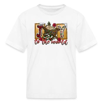 Joy To The World - Kid's T-Shirt - white - Front