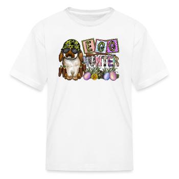 Egg Hunter - Kid's T-Shirt - white - Front