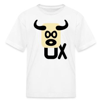 Ox - Kid's T-Shirt - white - Front
