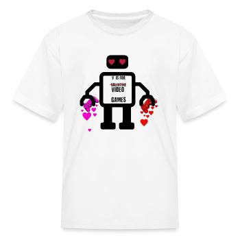 Love Bytes - Kid's T-Shirt - white - Front