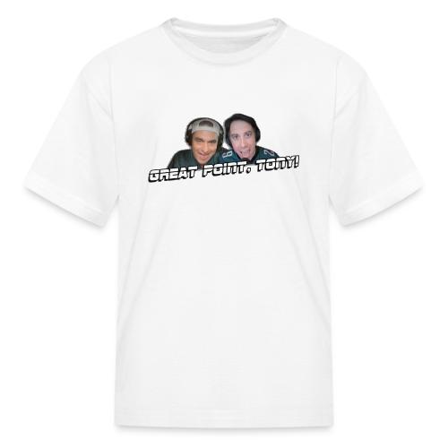 GREAT POINT, TONY! (No glow) - Kid's T-Shirt