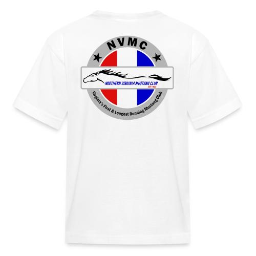 Circle logo t-shirt on silver/gray - Kid's T-Shirt
