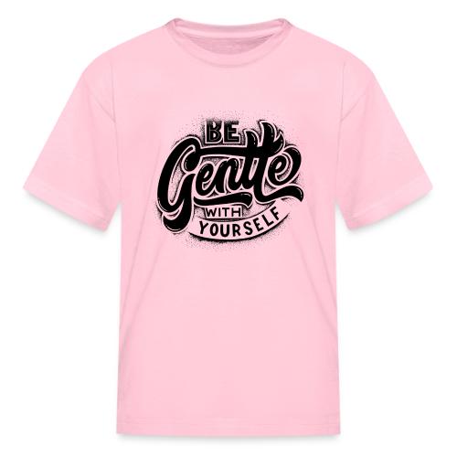 Black Typographic design - Kid's T-Shirt