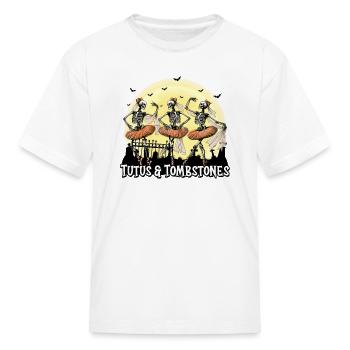 Tutus & Tombstones - Kid's T-Shirt - white - Front