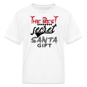 the best Secret Santa gift - Kid's T-Shirt - white - Front