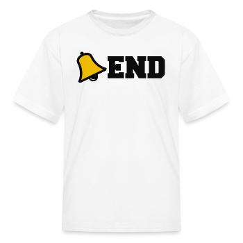 Bell End - Kid's T-Shirt - white - Front