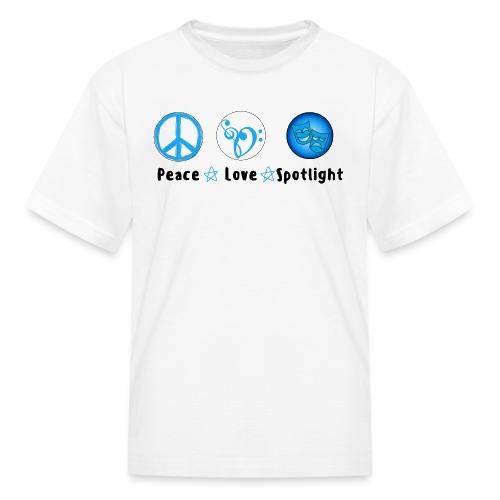 Peace Love Spotlight - Kid's T-Shirt