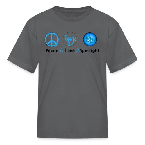 Peace Love Spotlight - Kid's T-Shirt