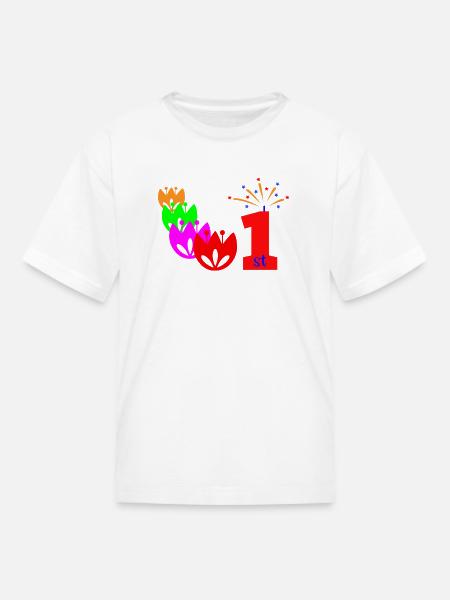 1st First is my place - Kid's T-Shirt - white