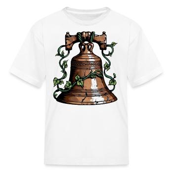 Ancient Bell in Ancient Ruins Campanology - Kid's T-Shirt - white - Front