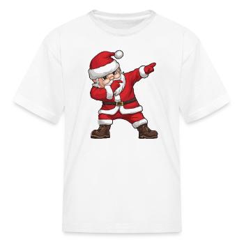 Dubbing santa marry christmas - Kid's T-Shirt - white - Front