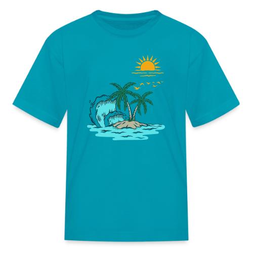 Retro Sunset Graphics - Kid's T-Shirt