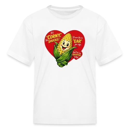 Corny Valentine T-Shirt - Kid's T-Shirt
