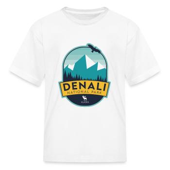Parc national de Denali - Alaska - T-shirt Enfant - blanc - Devant