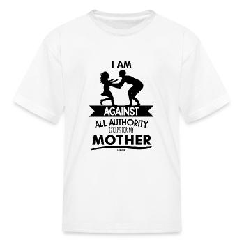 Mère de famille disant Gecshenk - T-shirt Enfant - blanc - Devant