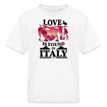 Italian Italian flag Italia gift - Kid's T-Shirt - white - Front