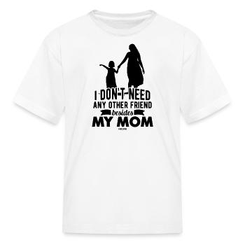 Mère Fille Famille Enfant Mère - T-shirt Enfant - blanc - Devant