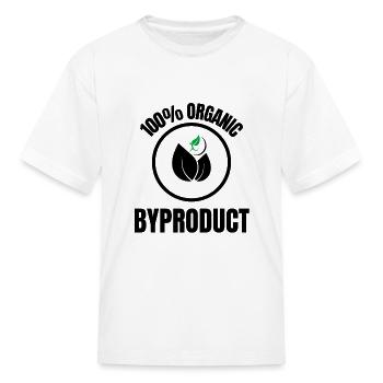 100% OTGANIC BY PRODUCT - Kid's T-Shirt - white - Front