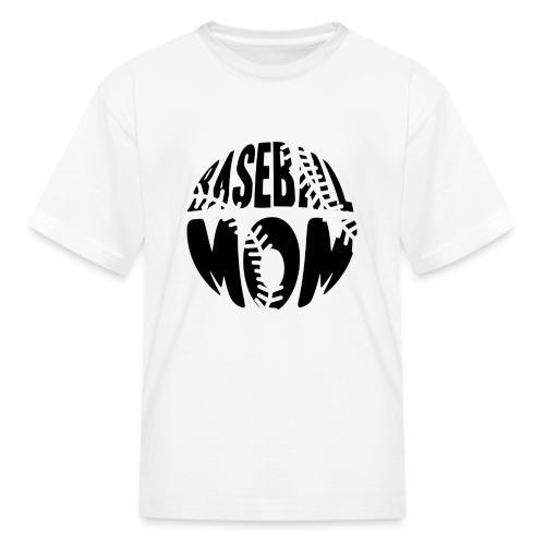 Baseball Mom Circle - Kid's T-Shirt