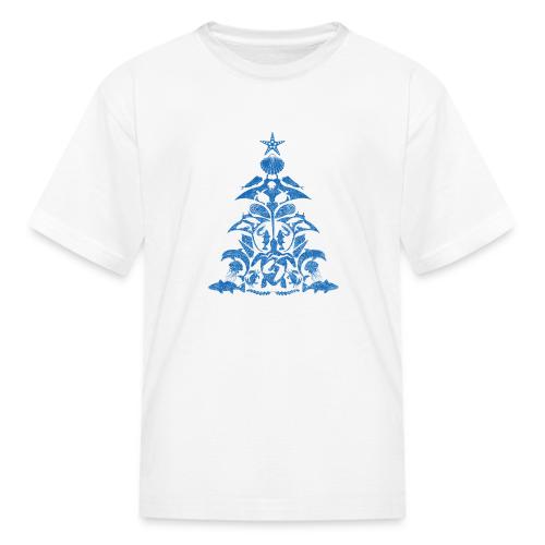Coastal Christmas Tree Solo - Kid's T-Shirt
