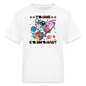 Young cosmonaut - Kid's T-Shirt - white - Front