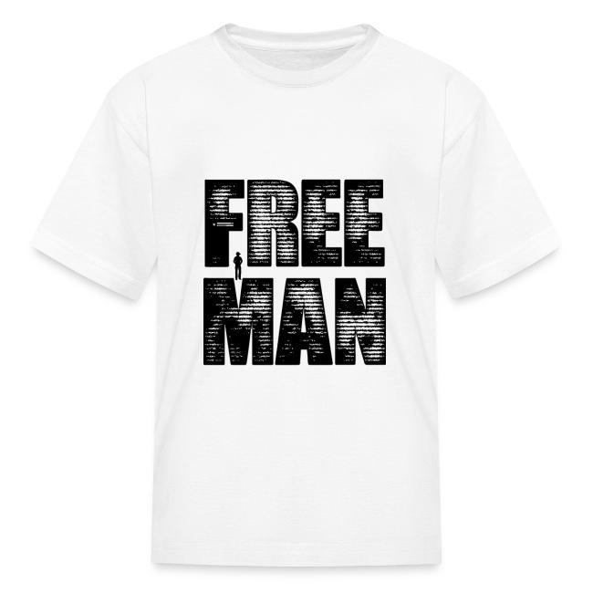 FREE MAN - Black Graphic