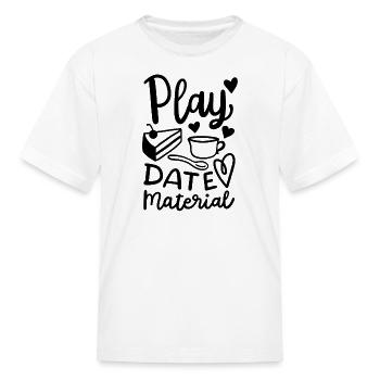 Toddler Playdate - Kid's T-Shirt - white - Front