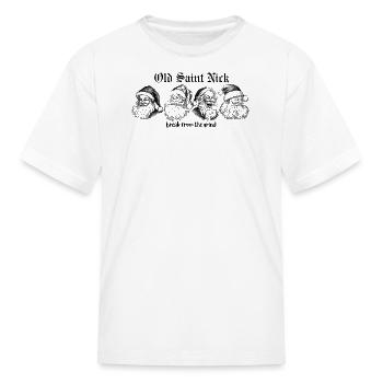 Old Saint Nick - Kid's T-Shirt - white - Front